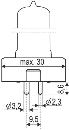 GY9.5 24V 150W SPECIAL HALOGEN - OSRAM 64643