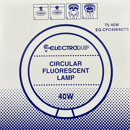 LAMP: G10Q T5 CIRCLINE 40W Coolwhite 320mm