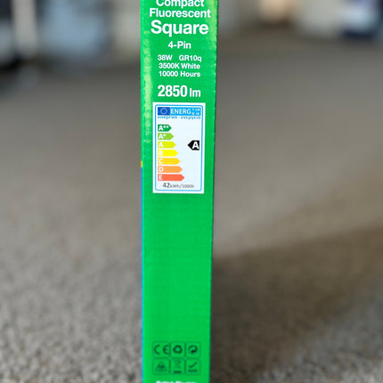 G10Q 2D/4-PIN 38W Cool White 3500K COLOUR